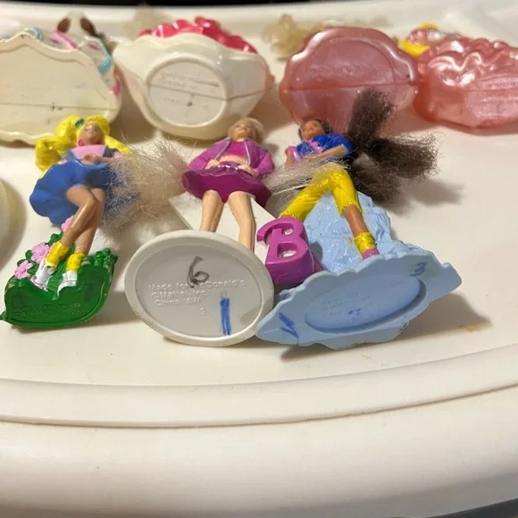 Vintage Mattel 1990’s McDonalds Barbie Happy Meal Kids Toys- Lot Of 7 - Picture 10 of 16